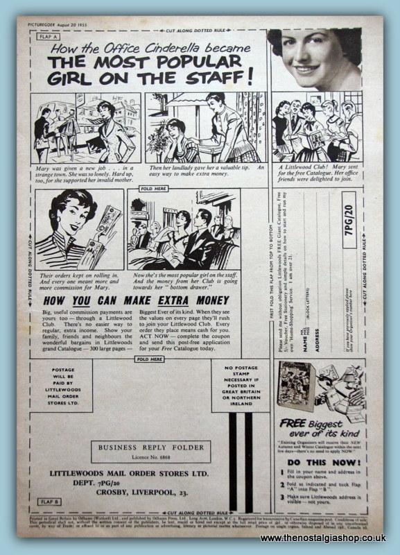 Littlewoods Mail Order 1955. (ref AD3644)
