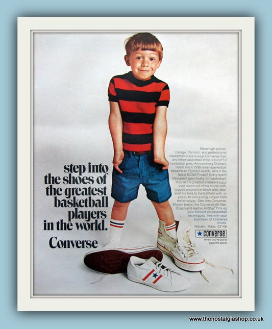 Converse Shoes. Original Advert 1970 (ref AD8193)