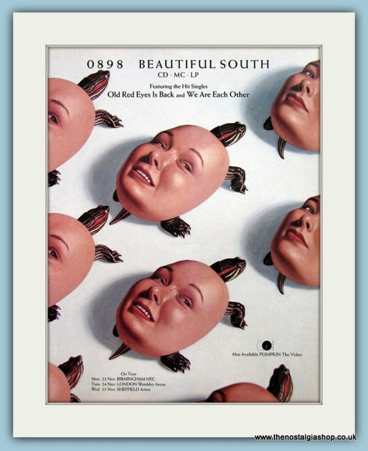 Beautiful South 0898 Original Music Advert 1992 (ref AD3429)