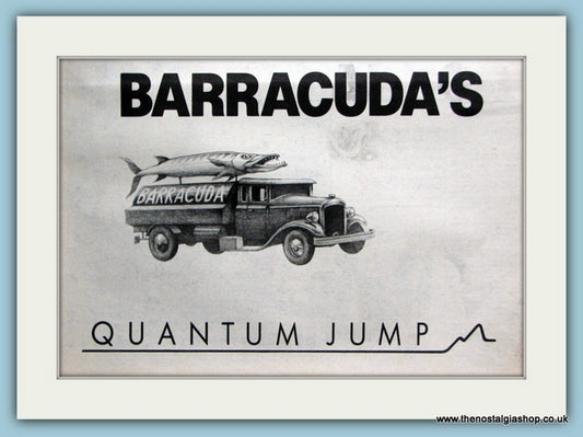 Quantum Jump Barracuda 2  Original Adverts 1977 (ref AD2095)