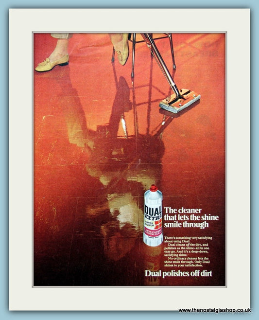 Dual Floor Cleaner Original Advert 1970 (ref AD3690)