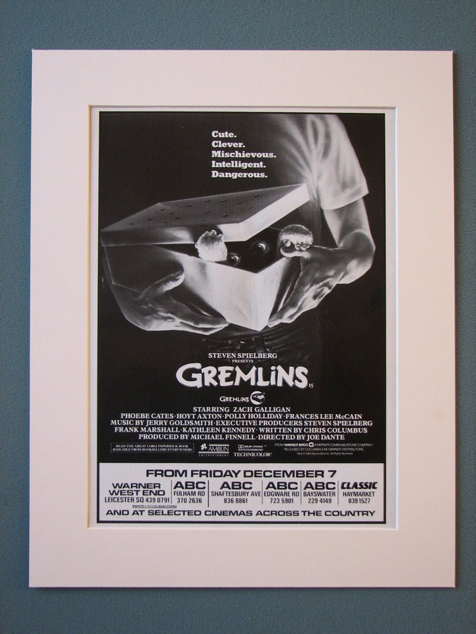Gremlins 1985 Original advert (ref AD421)
