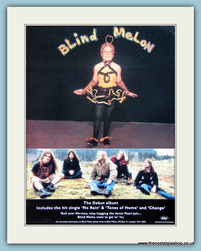 Blind Melon The Debut Album 1994 Original Advert (ref AD3326)
