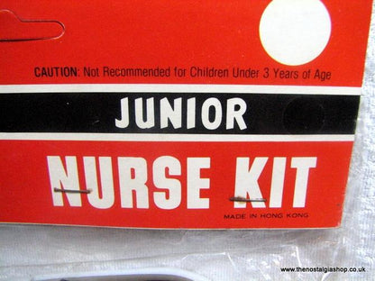 Junior Nurse Kit. Child's Toy  1960s, 70s, Unused (ref Nos100)