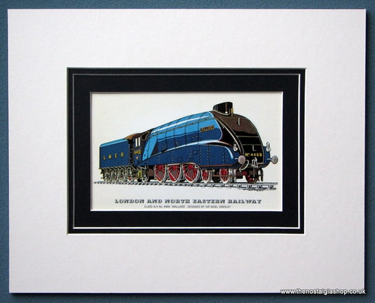 London And North Eastern Rly 'Mallard' Mounted Print (ref SP42)