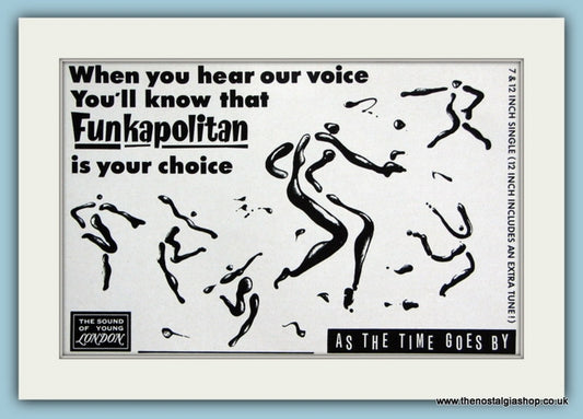 Funkapolitan Original Advert 1981 (ref AD1859)