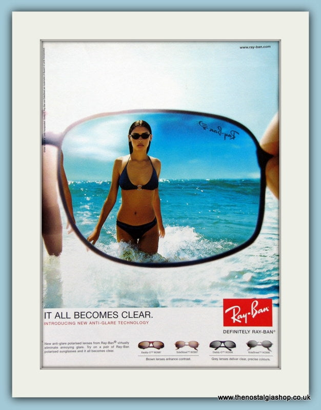 Ray-Ban Sunglasses Original Advert 2001 (ref AD2239)