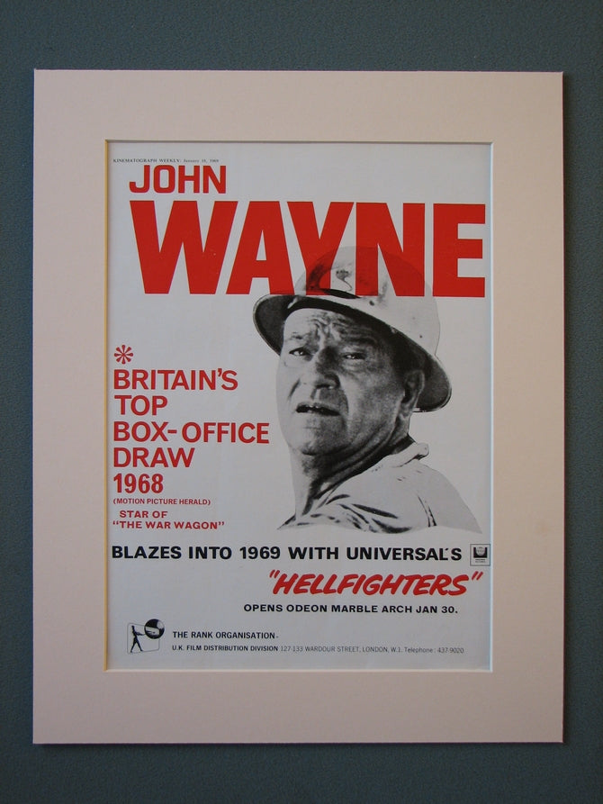 Hellfighters starring John Wayne (ref AD424)