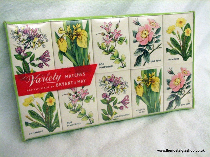 Variety Matches, Vintage Sealed Pack  (ref nos079)