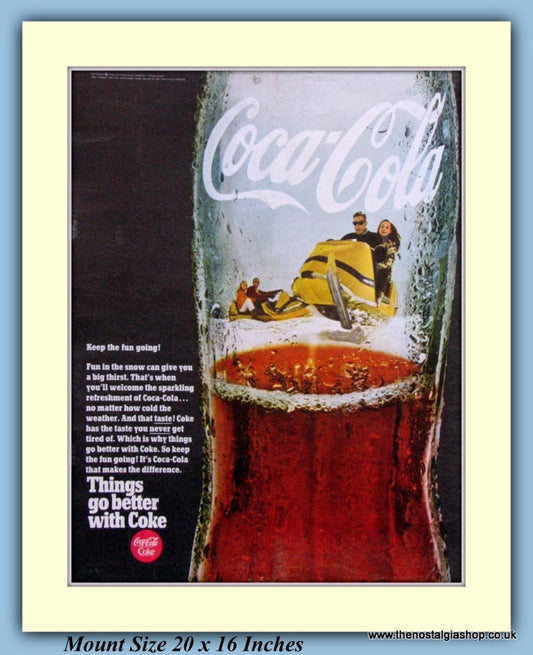 Coca-Cola Original Drink Advert 1969 (ref AD9325)