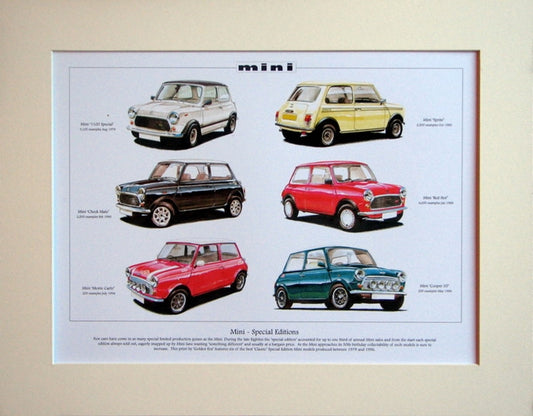 Mini Special Editions  Mounted Print