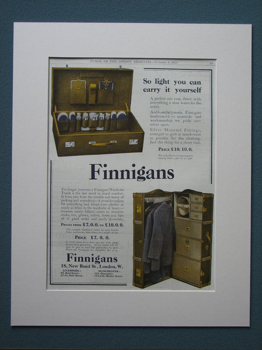 Finnigans Original Advert 1913 (ref AD858)