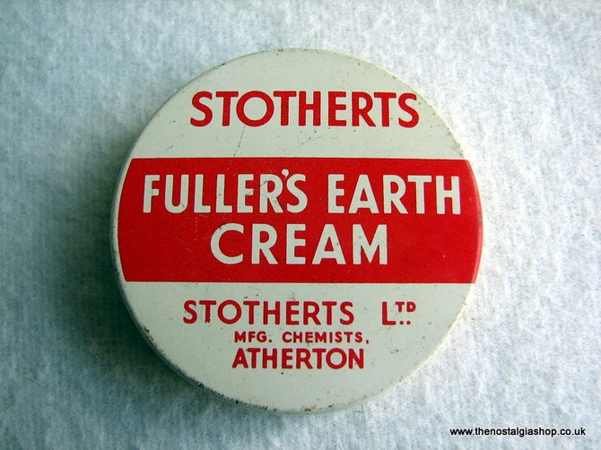 Fuller's Earth Cream Tin. (ref Nos024) The Nostalgia Shop