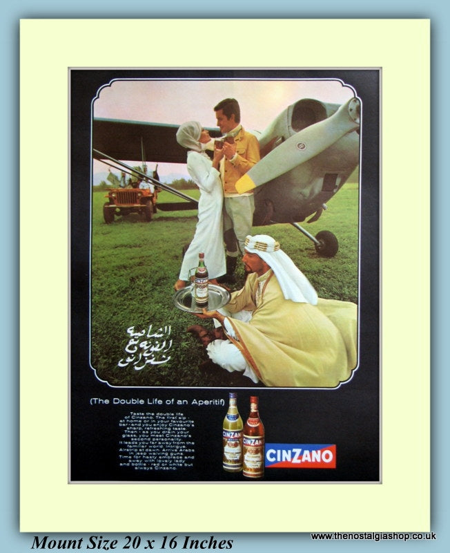 Cinzano Vermouth Original Advert 1968 (ref AD9419)
