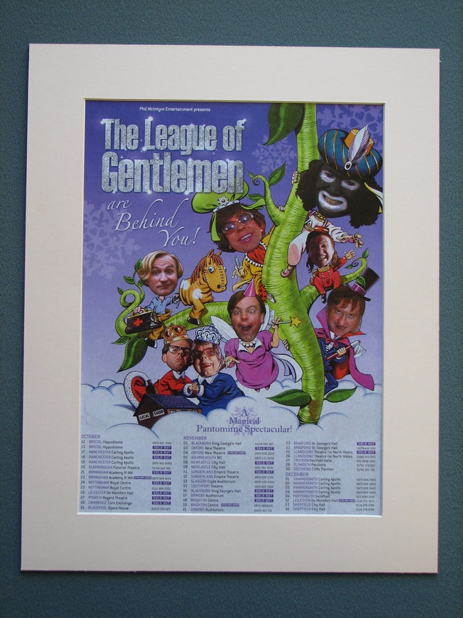 The League Of Gentlemen 2 x Original adverts (ref AD740)