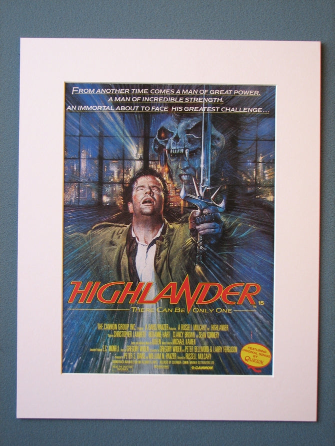 Highlander 1986 Original advert (ref AD452)