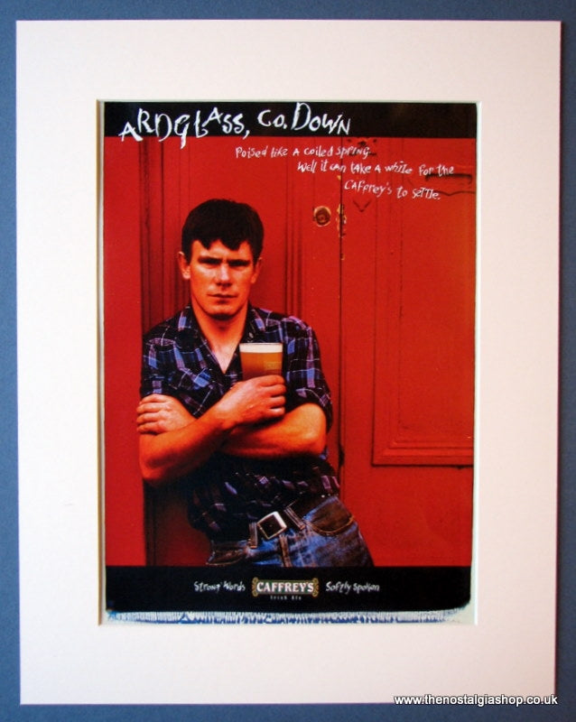 Caffrey's Irish Ale. Ardglass, Co. Down. Original advert 1996 (ref AD1195)