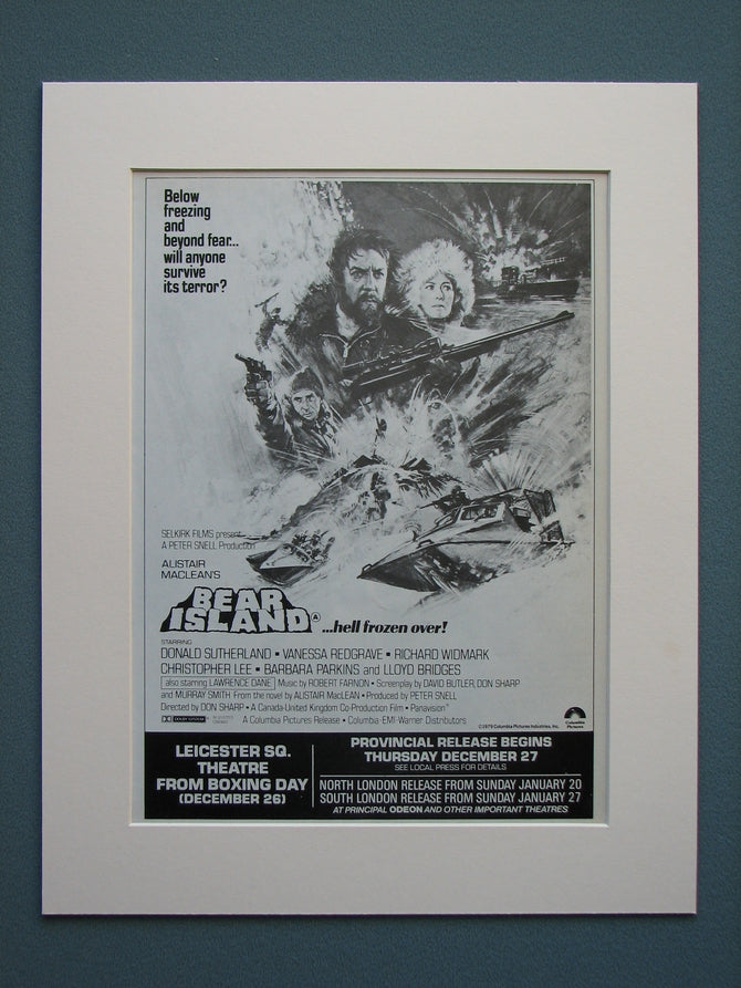 Bear Island Original Advert (ref AD570)