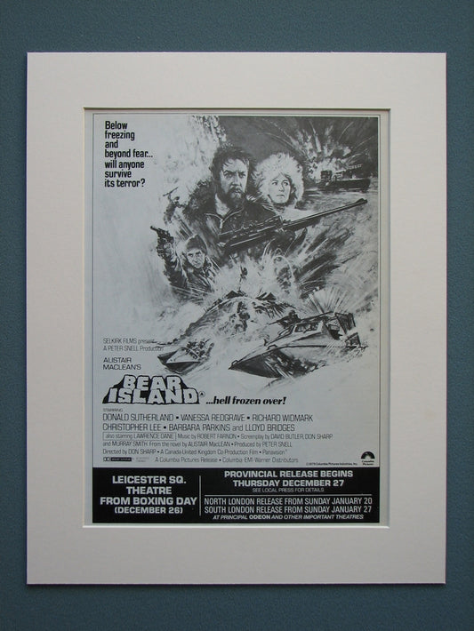 Bear Island Original Advert (ref AD570)
