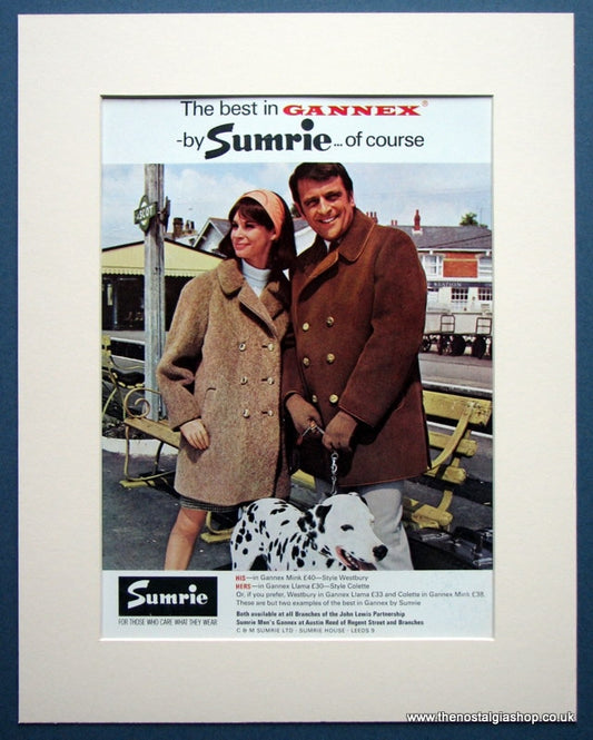 Sumrie Gannex 1967 Original Advert (ref AD986)