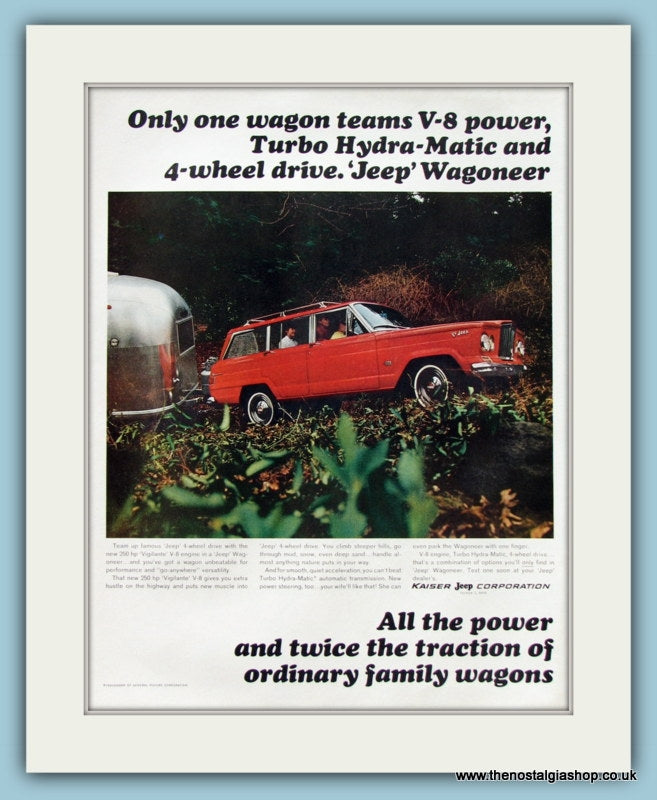 Jeep Wagoneer Original Advert 1965 (ref AD8310)