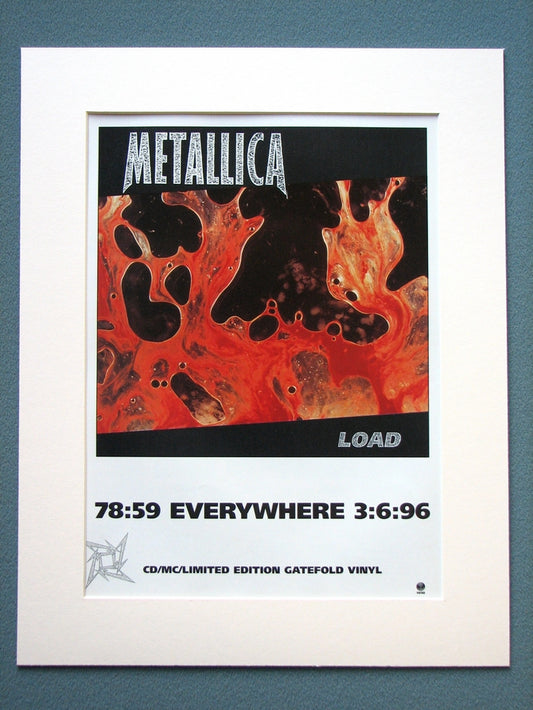 Metallica set of 3 Original Adverts (ref AD864)