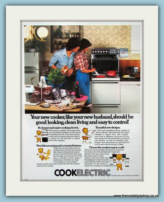 Cook Electric Original Advert 1977 (ref AD3912)