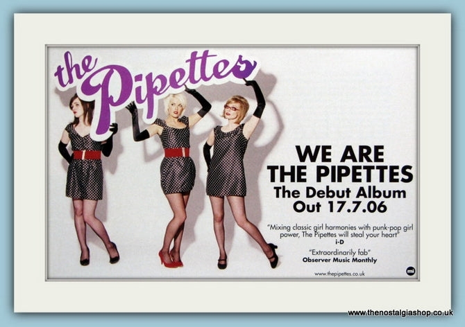 The Pipettes Original Advert 2006 (ref AD1920)