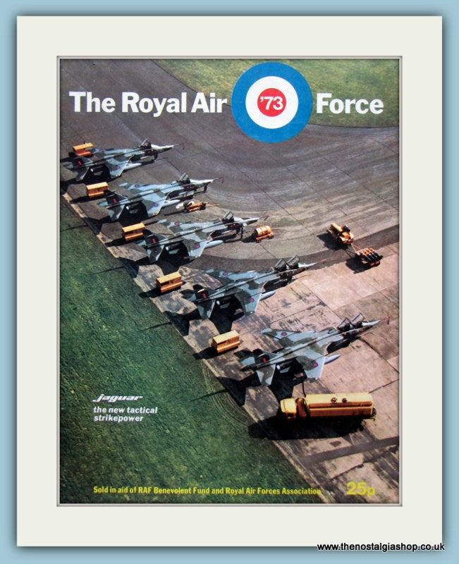 The Royal Air Force 73 Jaguar Original Advert 1973 (ref AD6289)