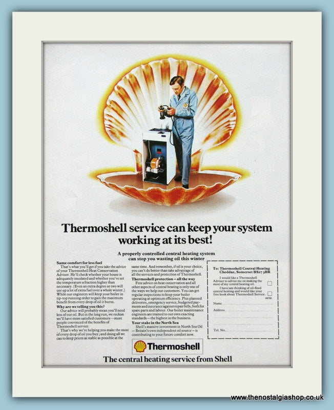 Thermoshell heating Protection. Original Advert 1975 (ref AD2573)