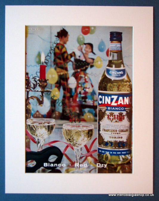 Cinzano Bianco. Original advert 1963 (ref AD1174)