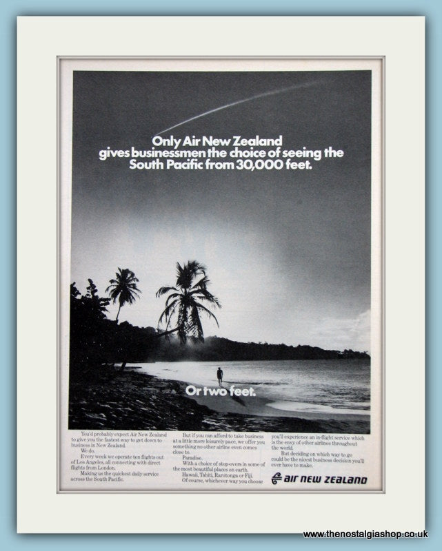 Air New Zealand Original Advert 1980 (ref AD2160)