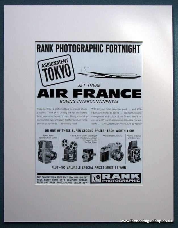 Air France Photographic Fortnight 1964 Original Advert (ref AD1083)