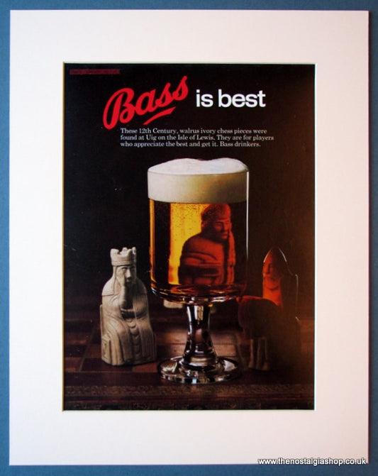 Bass is Best. Original advert 1967 (ref AD1164)