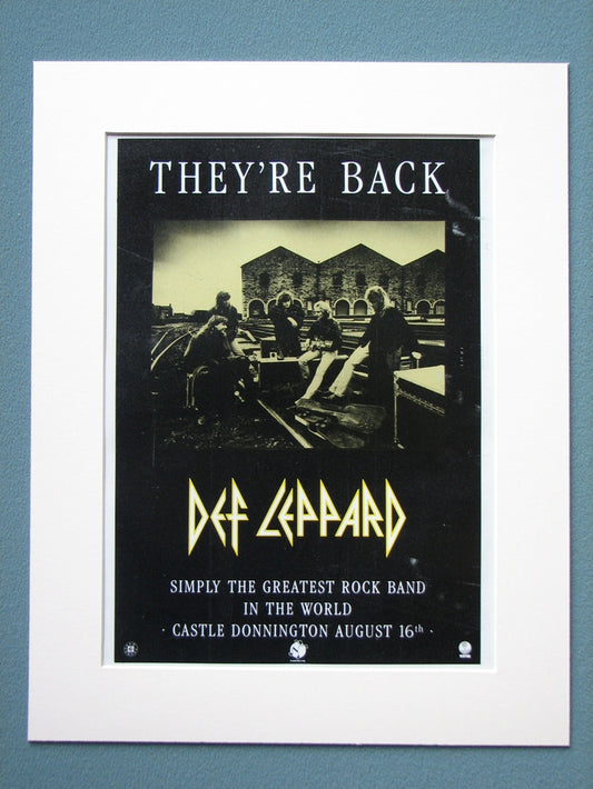 Def Leppard Original Advert (ref AD888)