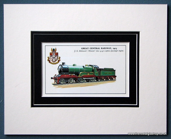 Great Central Railway 'Director' Passenger Engine Mounted Print (ref SP25)