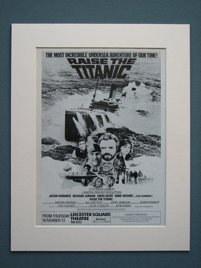 Raise The Titanic 1980 Original Advert (ref AD572)