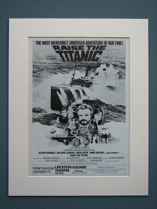 Raise The Titanic 1980 Original Advert (ref AD572)