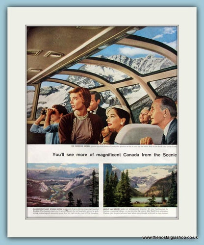 The Canadian Streamliner Double Original Advert 1957 (ref AD100188)