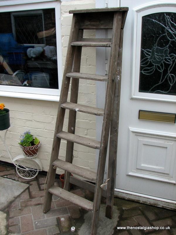 Vintage Wooden Step Ladders