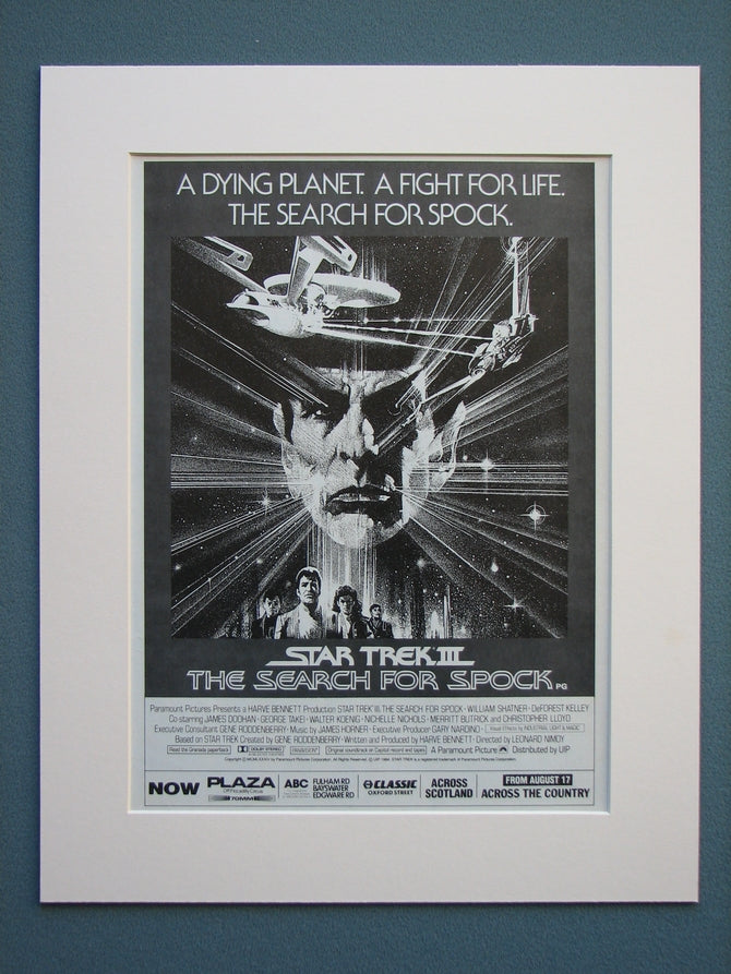 Star Trek III The Search For Spock Original Advert (ref AD592)