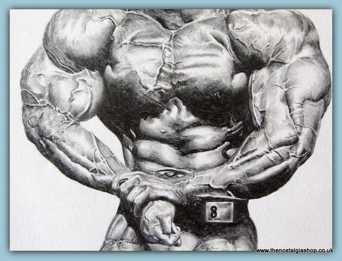 Kevin Levrone, Top IFBB Bodybuilder. Limited edition print