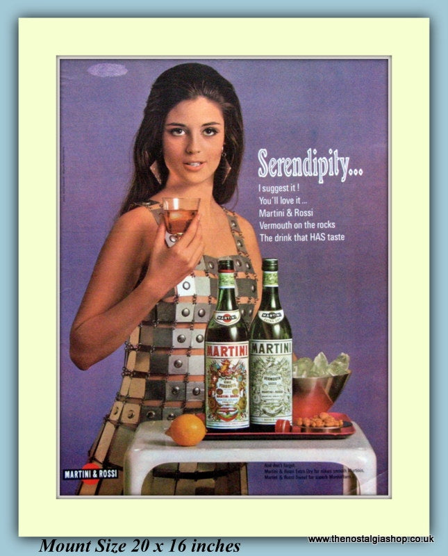 Martini Vermouth Original Advert 1968(refAD9344)