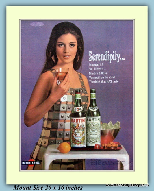 Martini Vermouth Original Advert 1968(refAD9344)