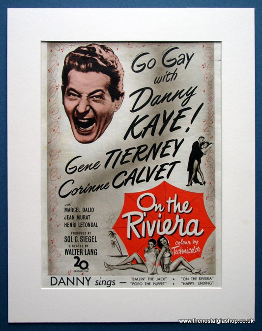On The Riviera. Original advert 1951 (ref AD1030)