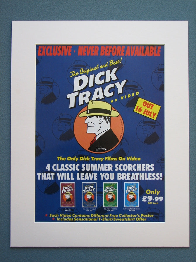 Dick Tracy Original Advert 1990 (ref AD755)