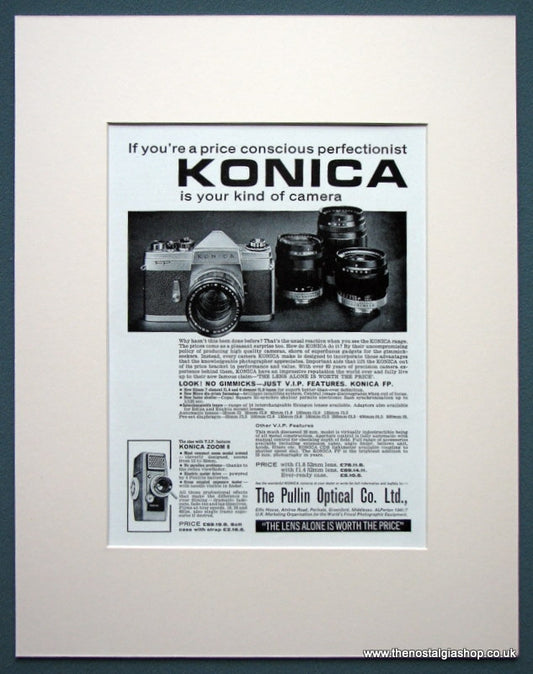 Konica Camera 1963 Original Advert (ref AD1048)
