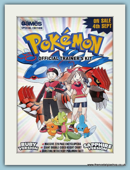 Pokemon Video Game Original Advert 2003 (ref AD4012)