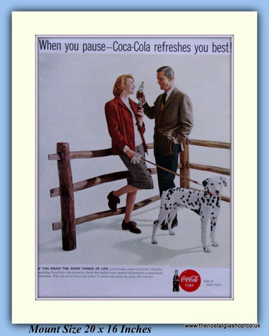 Coca-Cola Original Drink Advert 1959 (ref AD9328)
