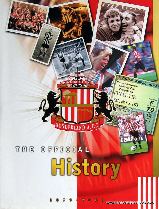 Sunderland A.F.C. The Official History 1879 - 2000. (ref B75)